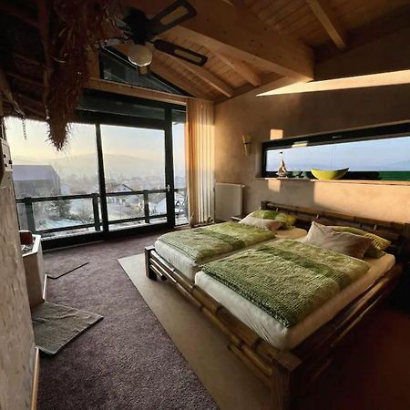 Suedlaendisches Chalet Mit Hauseigener Sauna Viechtach Exteriér fotografie