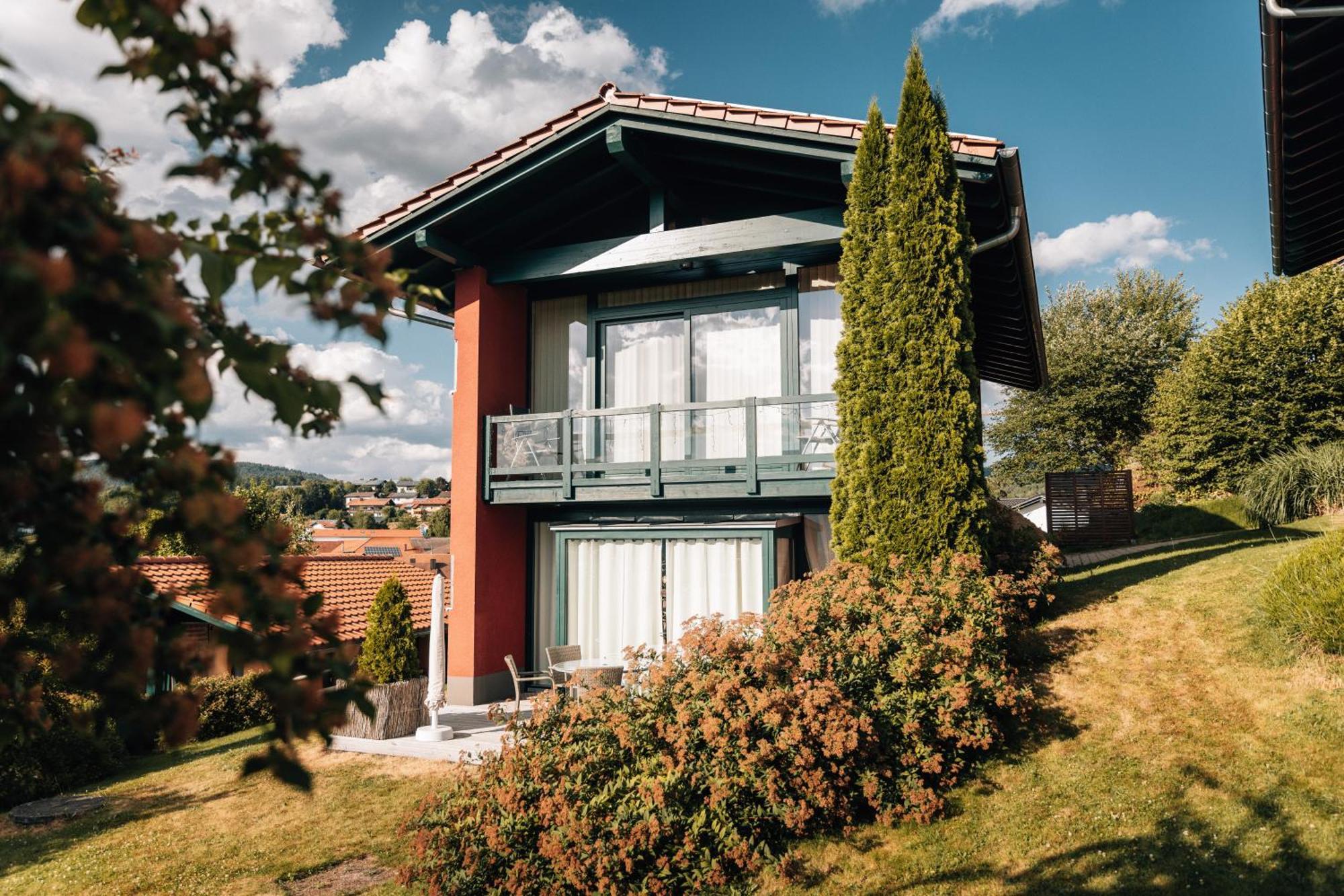Suedlaendisches Chalet Mit Hauseigener Sauna Viechtach Exteriér fotografie